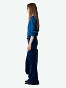 Prevy Samthose - Samthose mit ausgestelltem Bein und mittelhoher Taille.