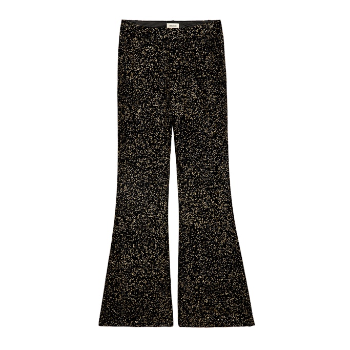 Pantalon Prevy Velours Noir - Taille 40 - Zadig&Voltaire - Modalova