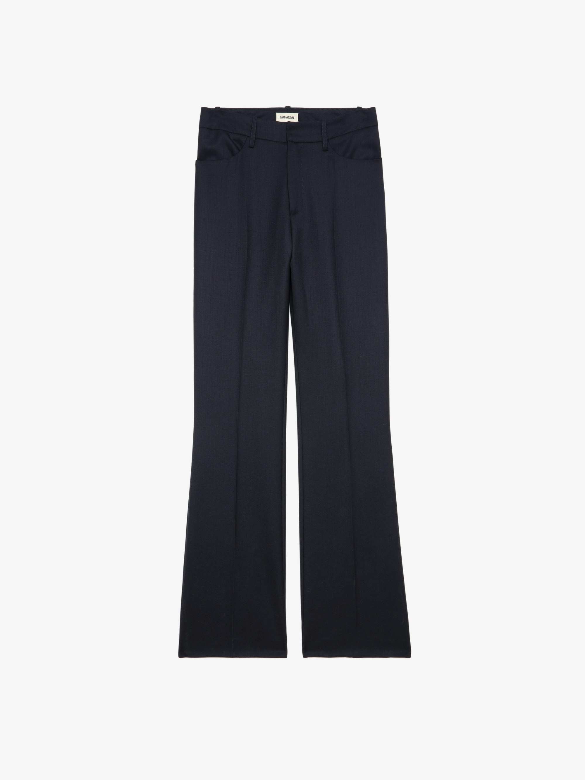 Pomy Black Pants with Glitter Stripes | Zadig&Voltaire Pomy Black Pants with Glitter Stripes | Zadig&Voltaire