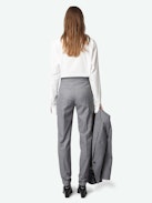 Panny Pants - Straight-cut tailored pants with rhinestones and pockets.