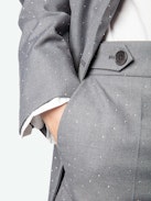 Panny Pants - Straight-cut tailored pants with rhinestones and pockets.