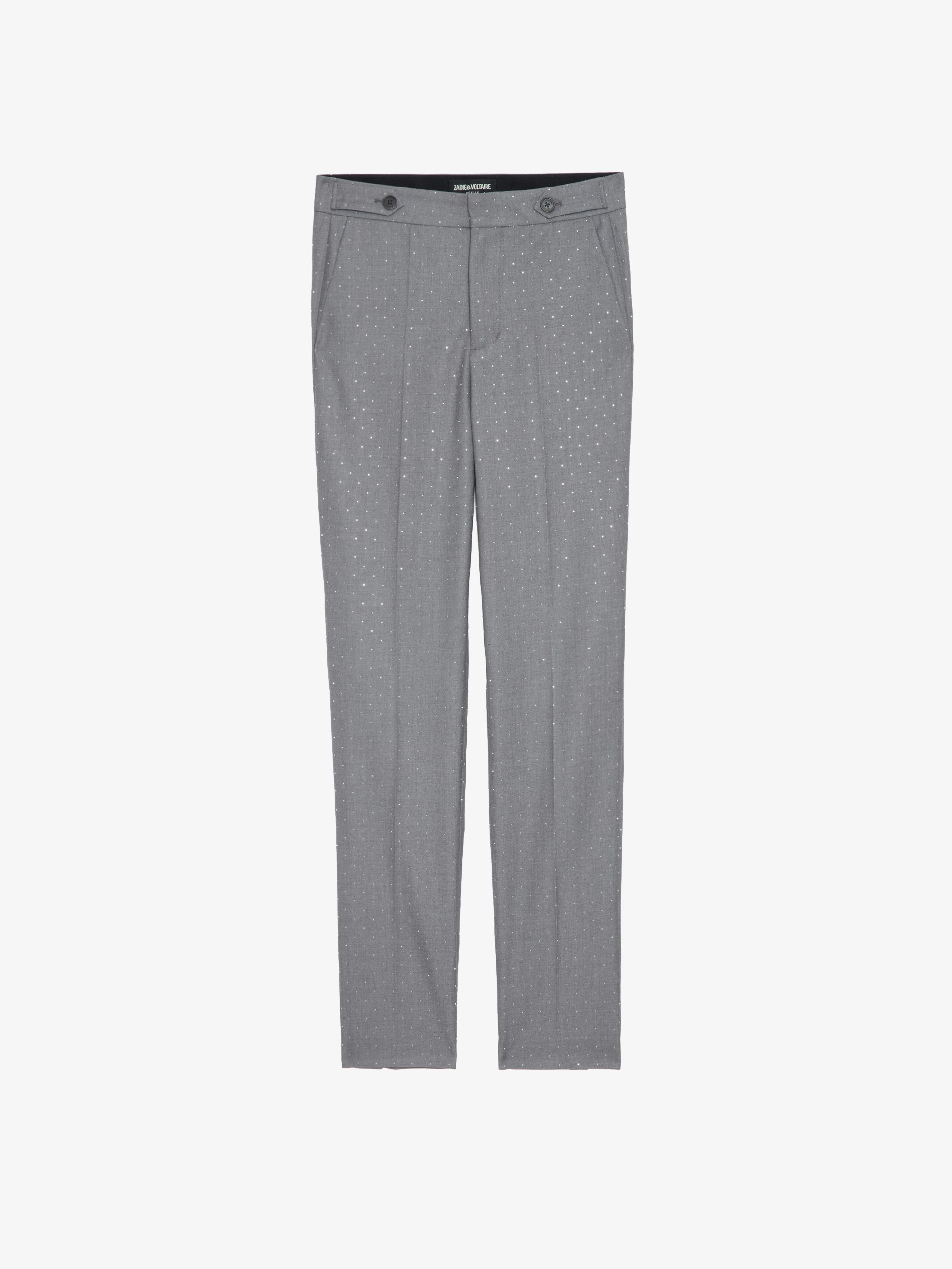 ZADIG & VOLTAIRE ハノル エンヘリッシュト ラ trousers Evy Crinkled Flared Black Leather Pants | Zadig&Voltaire
