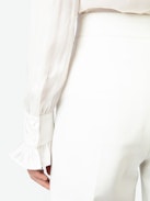 Panny Pants - Straight-leg tailored pants with pockets and rhinestones.