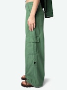 Pantalone Parky - Pantaloni militari in cotone lavato con tasche multiple.