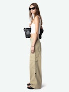 Parky Pants - Military-style pants in washed cotton with multiple pockets.