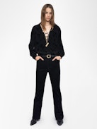 Evy Pants - Wide-leg corduroy pants.