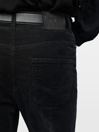 Pantaloni Evy - Pantaloni ampi in velluto a coste.