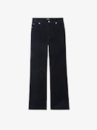 Evy Pants - Wide-leg corduroy pants.