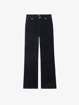 Evy Pants - Wide-leg corduroy pants.