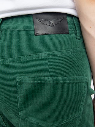 Pantaloni Evy - Pantaloni ampi in velluto a coste.