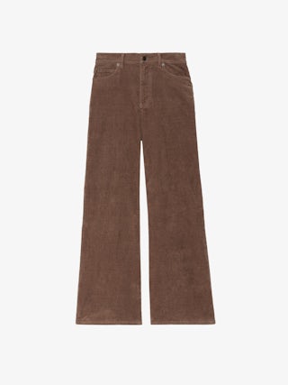 Trousers Eli - Wide-leg corduroy trousers.