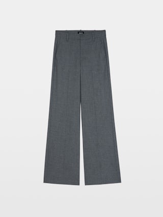 Panol Pants - Wide straight-cut tailored pants.