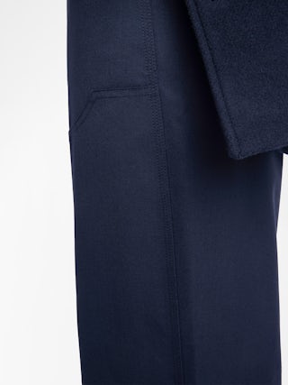 Perya Twill Cargo Pants​ - Blended wool twill pants, cargo style with western cuts.