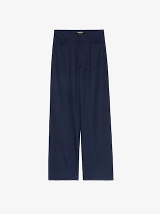 Perya Twill Cargo Pants​ - Blended wool twill pants, cargo style with western cuts.