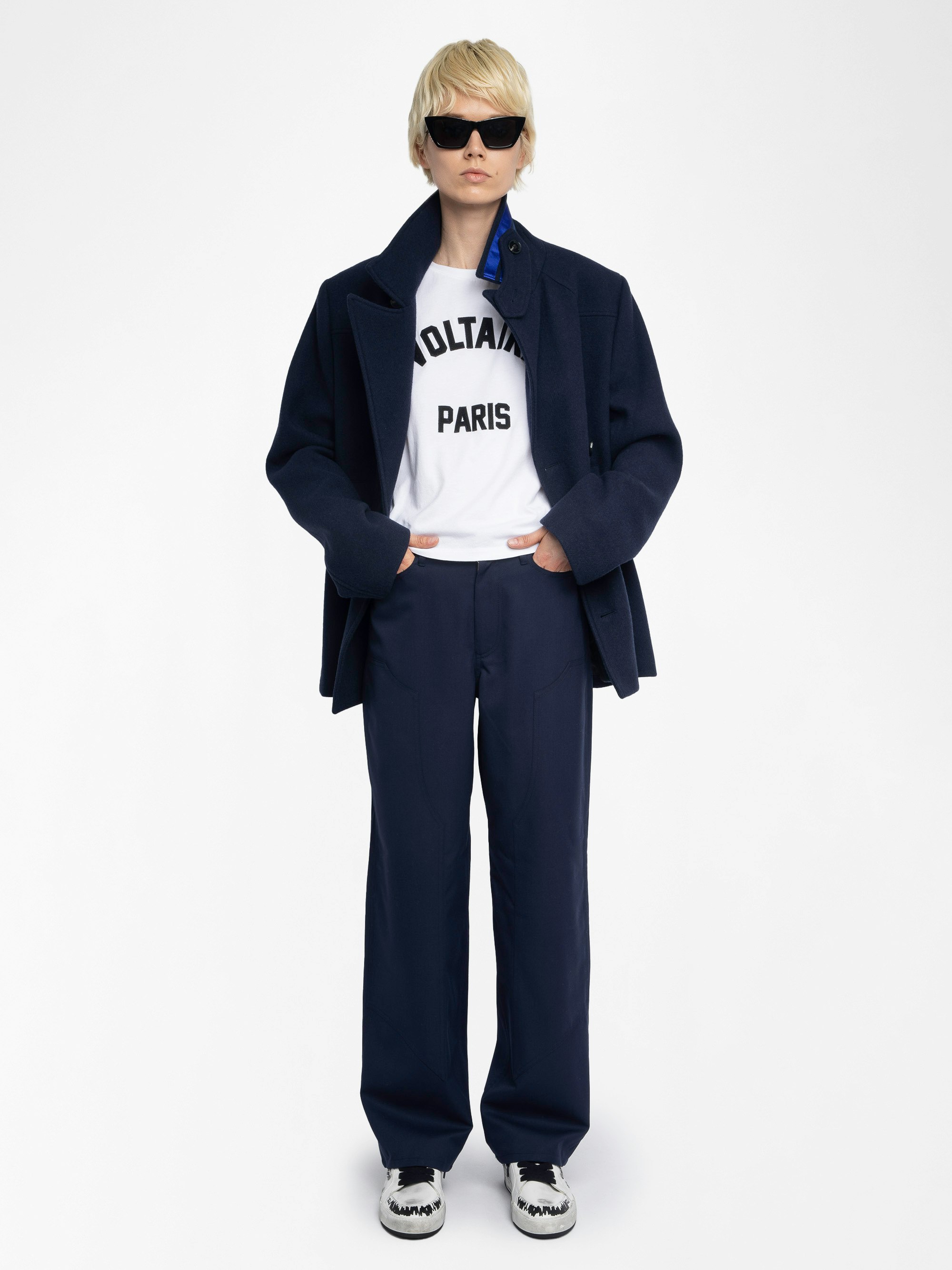 Perya Pants - Blended wool twill pants, cargo style with western cuts.