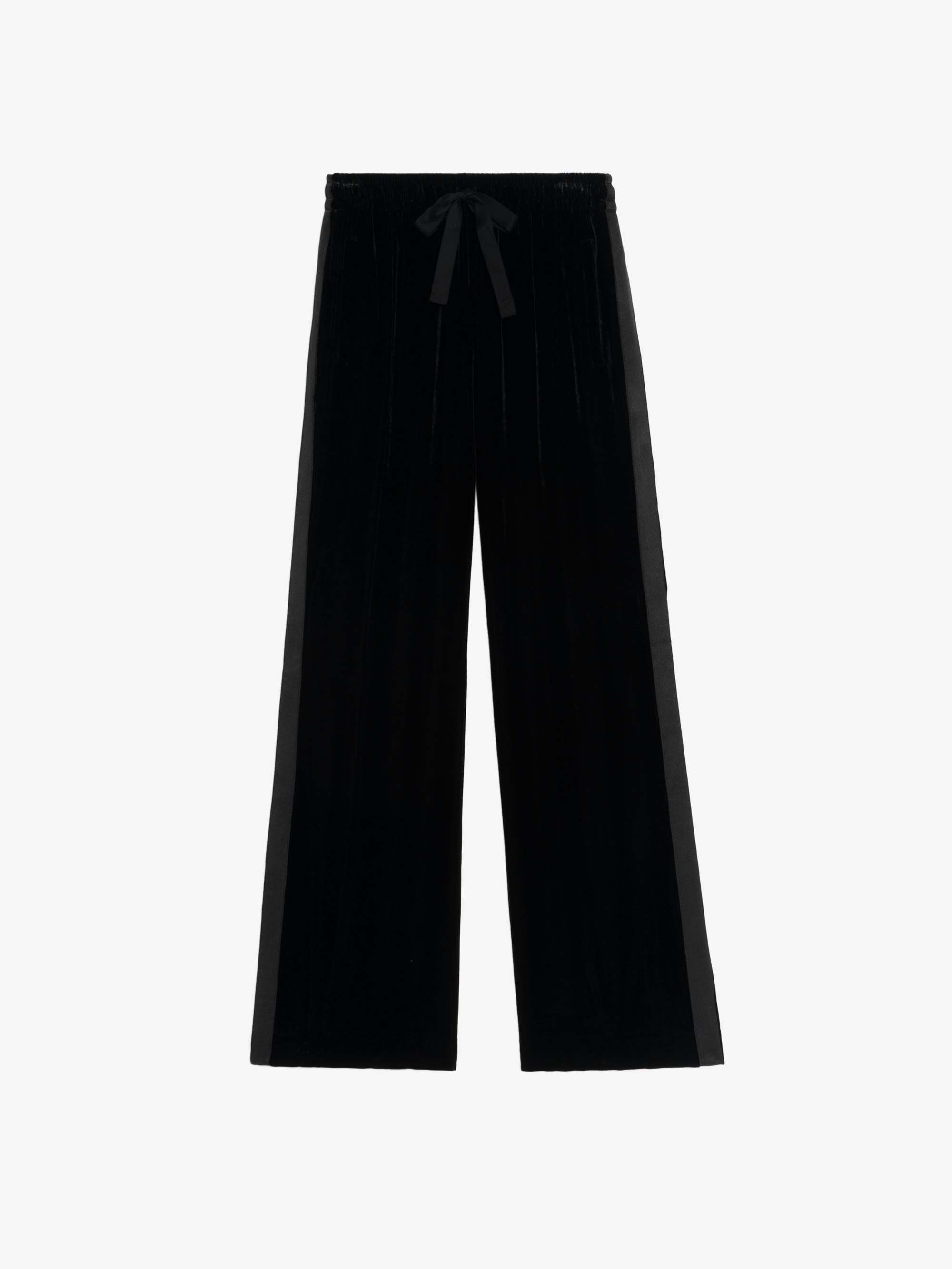 Black Poma Pants with Floral Pattern | Zadig&Voltaire