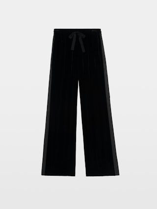 Poma Pants - Velvet trousers with jogging spirit and elastic waist.