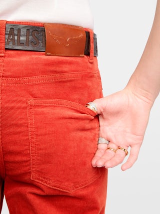 Pantalon Evy - Pantalon ample en velours côtelé.