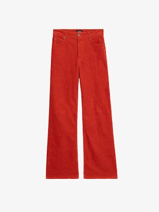 Pantalon Evy - Pantalon ample en velours côtelé.