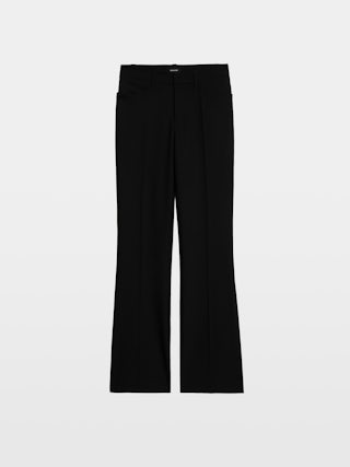 Pistol Pants - Loose straight tailored trousers in suiting fabric.