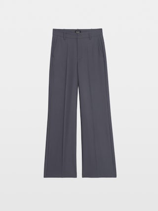 Pantalon Panol - Pantalon tailleur droit ample uni.