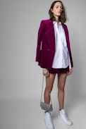 Tais Shirt - Women's striped cotton shirt in white. Made with fibers from organic farming.