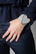 Camicetta Tori Strass - Camicetta blu navy con cristalli donna. Realizzato con fibre provenienti da foreste gestite in modo sostenibile