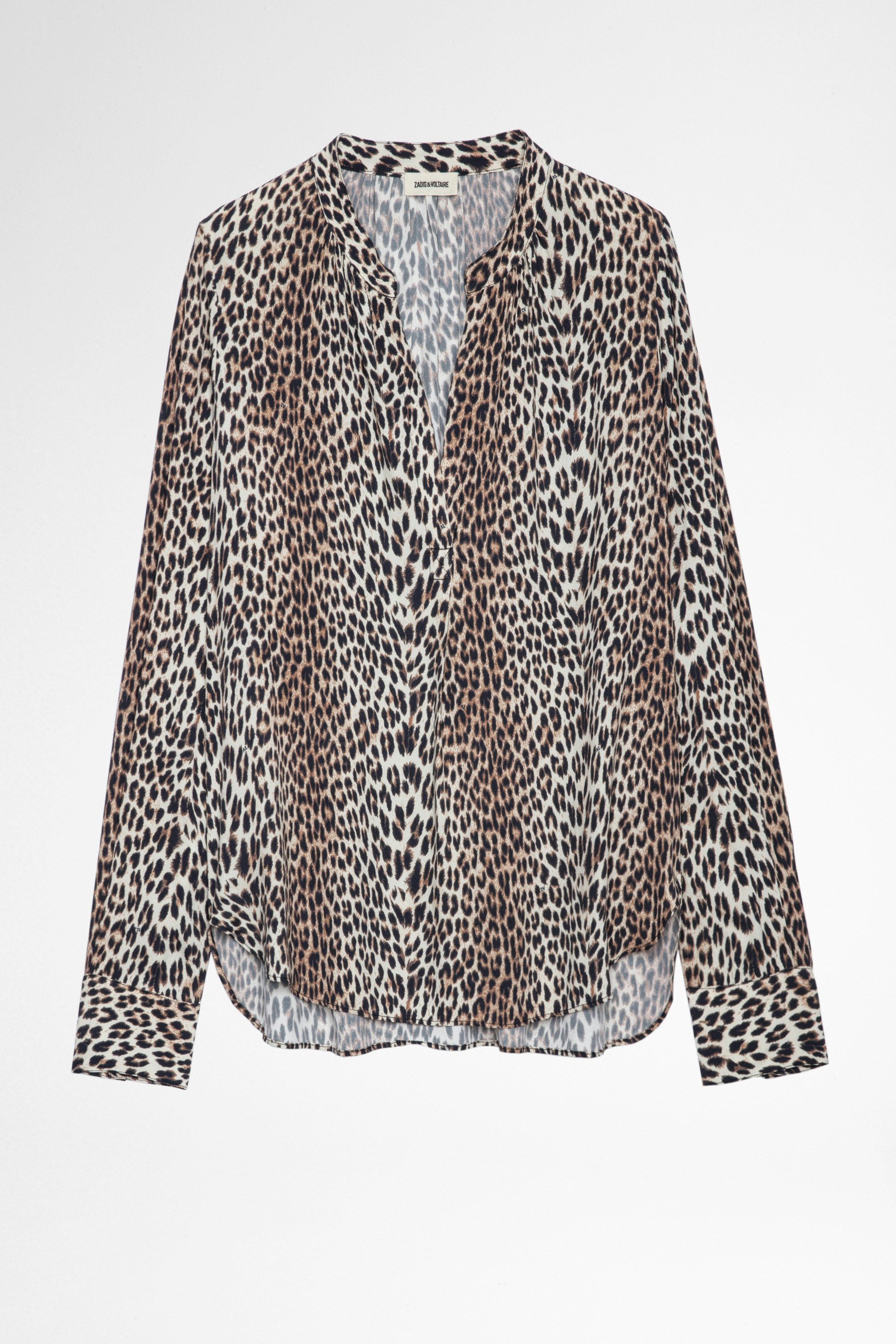 Blouse Tink Leopard Blouse imprimée léopard Femme