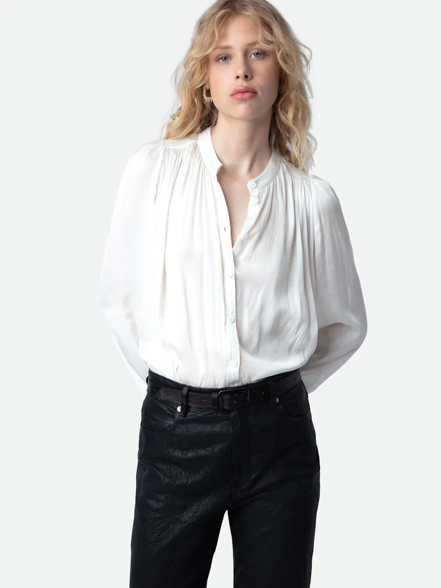 Chemise En Soie Noire Zadig & Voltaire – Taille S – Parfait état