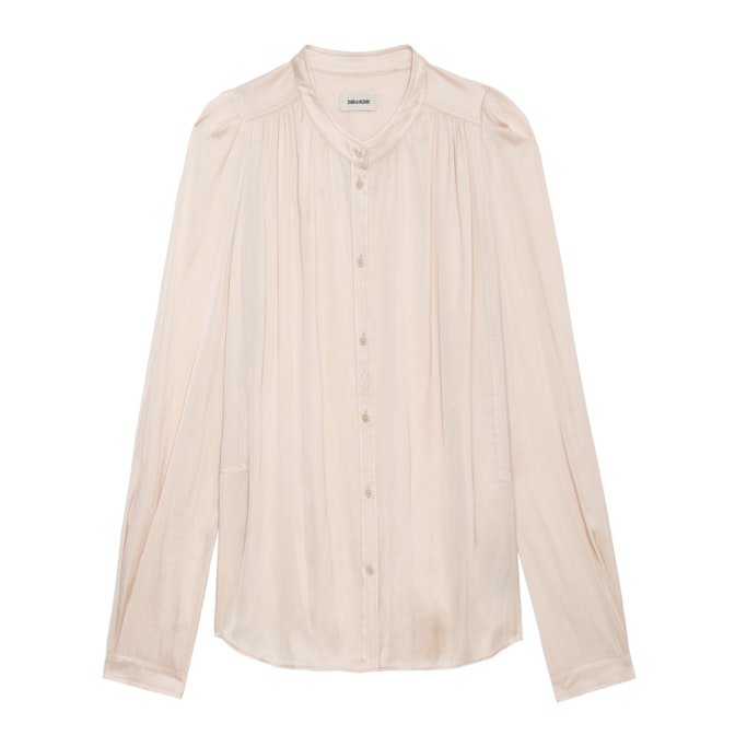 Blouse Tchin Satin Sorbet - Taille XS - Zadig & Voltaire - Modalova