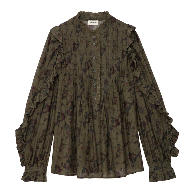 Blouse Timmy Kaki - Taille XS - Zadig & Voltaire - Modalova