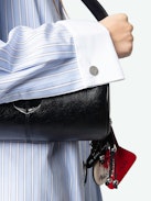 Morning Shirt - Oversized striped poplin shirt with contrasting cuffs, long sleeves and chest pocket.