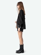 Troene Blouse - Oversized tomboy cotton blouse, long sleeves.