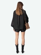 Troene Blouse - Oversized tomboy cotton blouse, long sleeves.