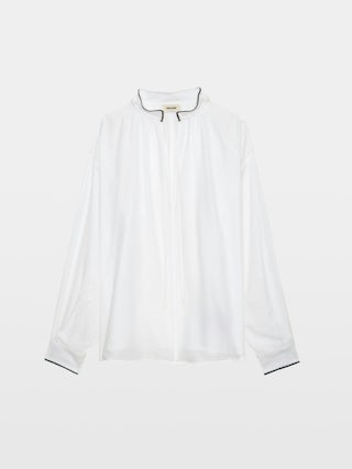 Troene Blouse - Oversize tomboy cotton blouse, long sleeves.