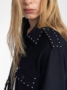 Taskam Overshirt - Tailored overshirt with rhinestones.