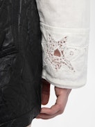 Camicia Morning - Camicia ampia in cotone e lino con ricamo.