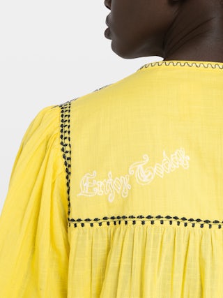 Tunique Tigy - Tunique en coton oversize avec broderie.