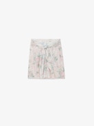 Joji Skirt - Women's off white floral wrap skirt.