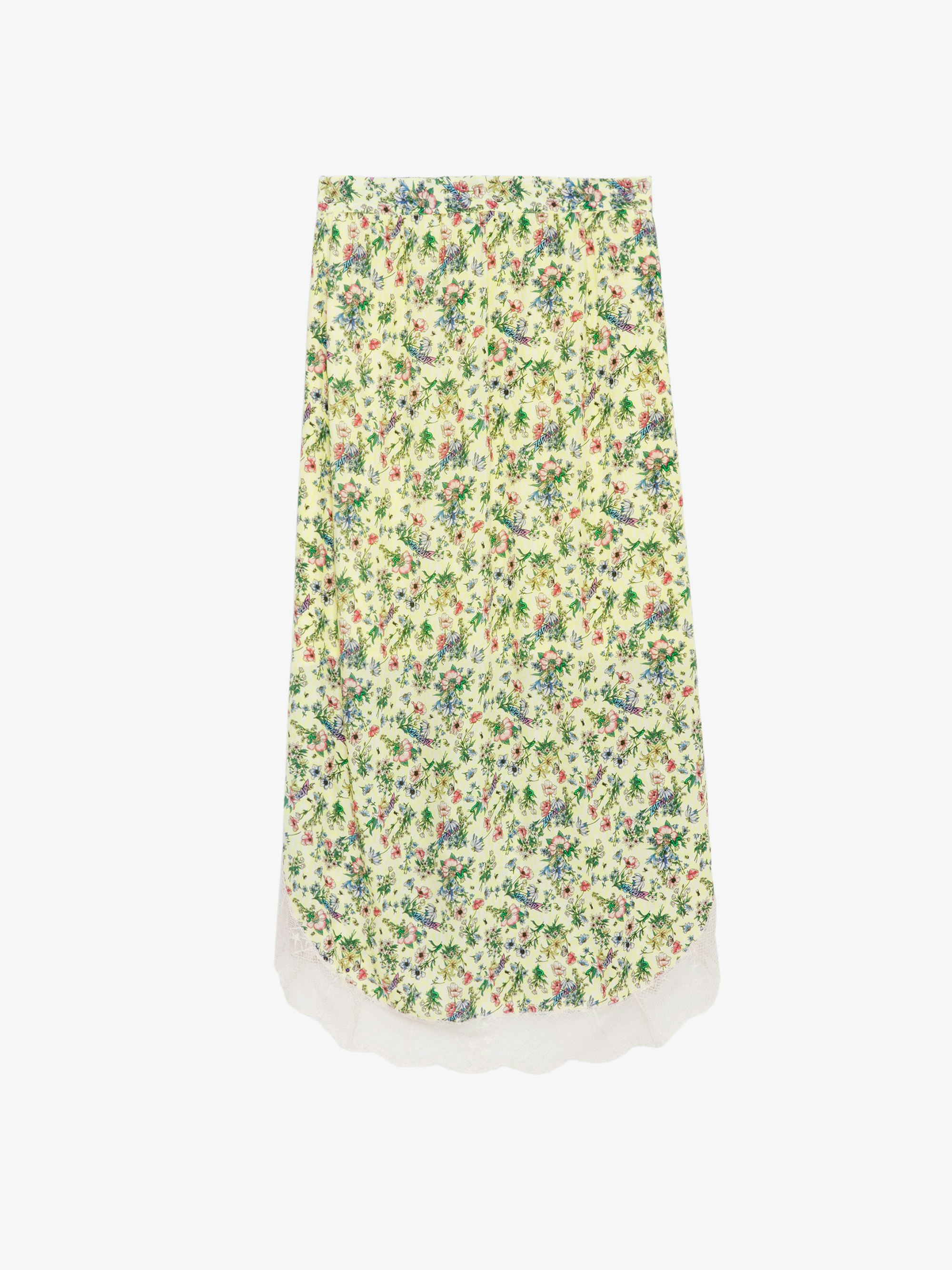 スカート ZADIG & VOLTAIRE Woman Skirt Yellow Cream WWSK00379 MASTIC Joslina Skirt skirt yellow women | Zadig&Voltaire