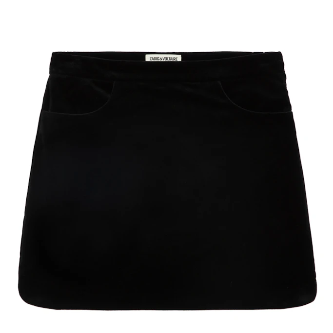 Image of Jinette Velvet Skirt