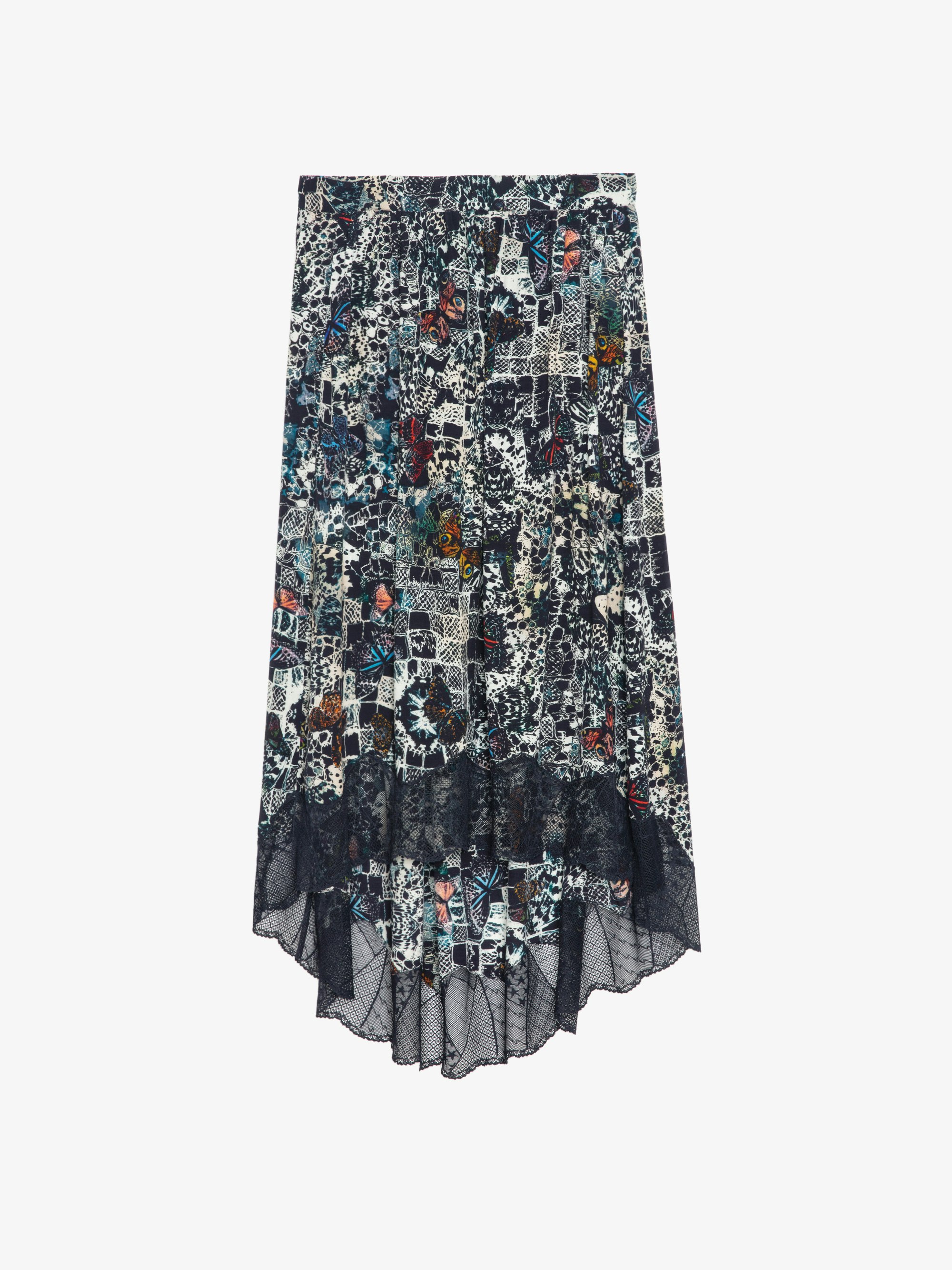 Joslin Jacquard Skirt ZV 3D skirt black women | Zadig&Voltaire Joslin Jacquard Skirt ZV 3D skirt black women | Zadig&Voltaire