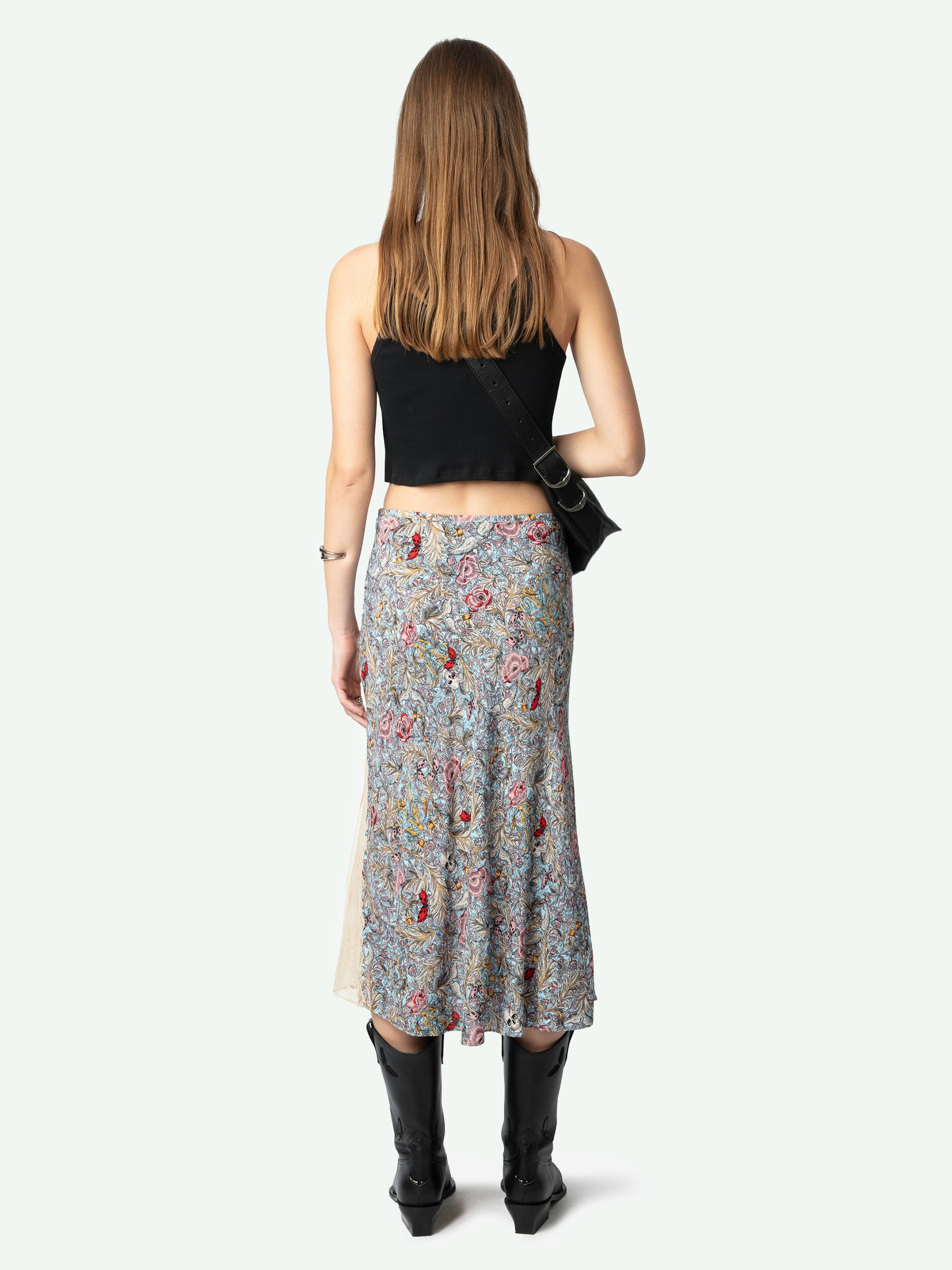 ZADIG & VOLTAIRE ジェイラルスカート Jaylal Silk Skirt by Zadig & Voltaire at THE MILE