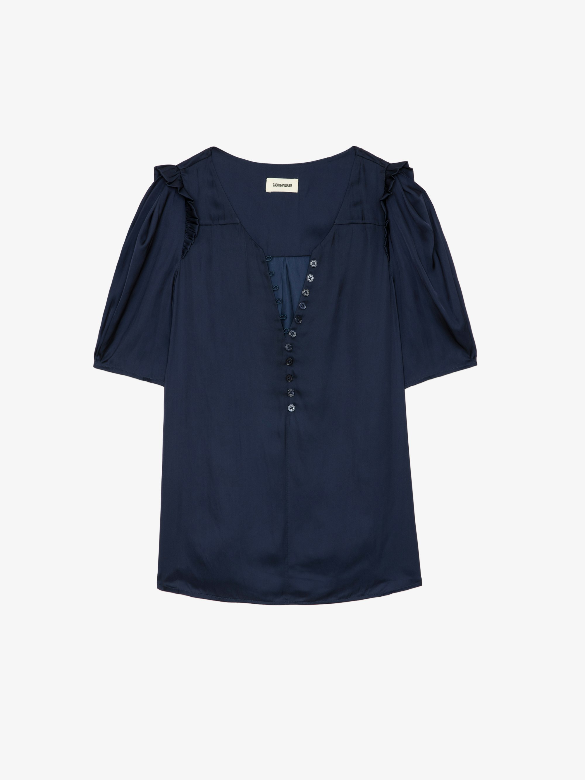 超安い品質 Telia Zadig&Voltaire | women beige shirt Tunic Silk トップス