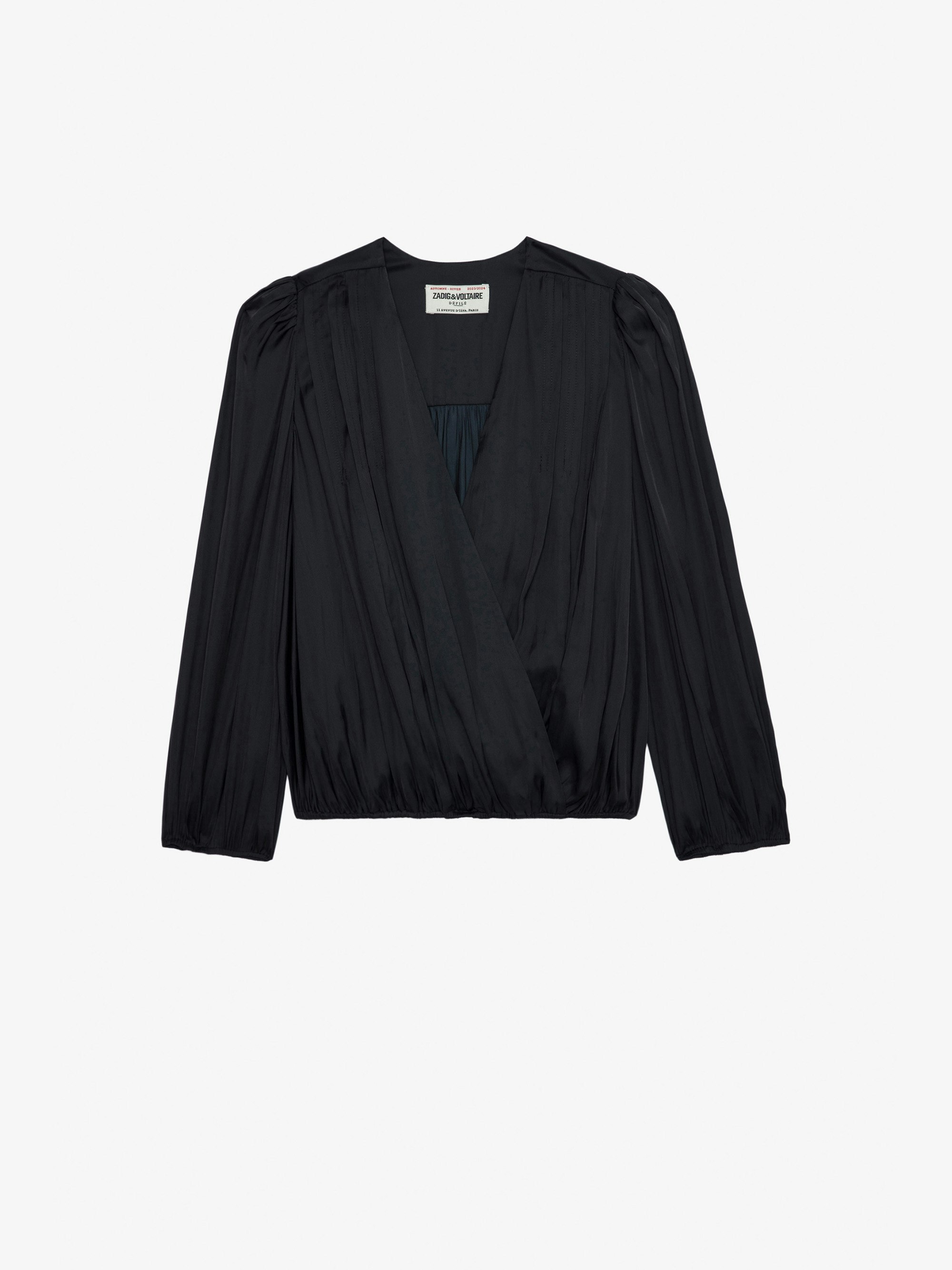 Tchin Satin Blouse shirt white women | Zadig&Voltaire