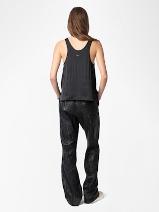 Tarys Satin Top - Satin tank top.