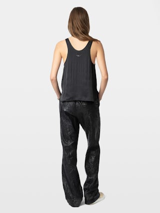 Top Tarys Satin - Top de tirantes de satén.