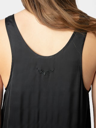 Top Tarys Satin - Top de tirantes de satén.