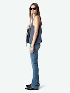 Top Tarys Satin - Top de tirantes de satén.