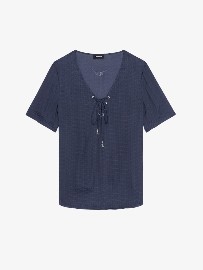 Top Terzo Satin Encre - Taille S - Zadig & Voltaire - Modalova